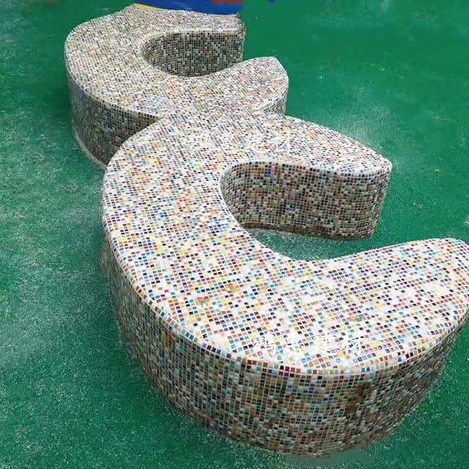 PINUO&KE 200 Pieces / 200 g Square Shapes 0.4x0.4 inch Square Ceramic Mosaic - Image 6