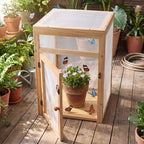 Bucherry Wooden Butterfly Habitat Cage Kit Monarch Caterpillar Enclosure - Image 4