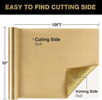 Gold Glitter HTV Heat Transfer Vinyl Roll 12inch x 10 ft - Image 2