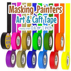 DEART 12PCS Colored Masking Tape, Kids Art Supplies, DIY Craft Tape, Colored - Image 9