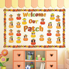 gisgfim 80Pcs Fall Pumpkin Cutouts Thanksgiving Fall Decorations Bulletin Board - Image 7