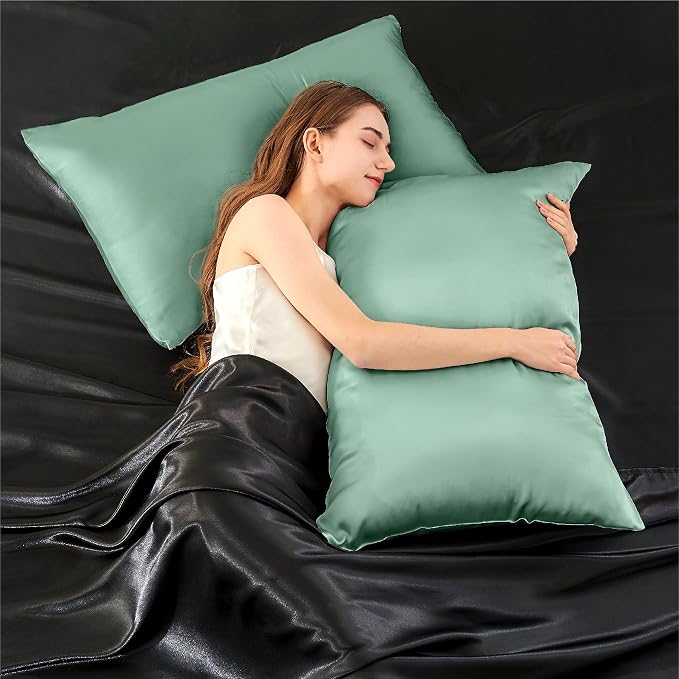 INFIIXSO Mulberry Silk Pillow Cases King Size Set of 2, Silk Pillowcase - Image 7
