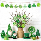 80PCS Wooden Shamrock Ornaments to Paint St. Patrick's Day Decorations - Image 2