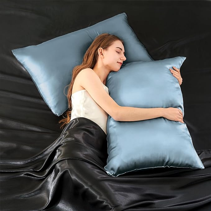 INFIIXSO Silk Pillow Cases 2 Pack Standard Size, Ultra Smooth & Soft Mulberry - Image 7