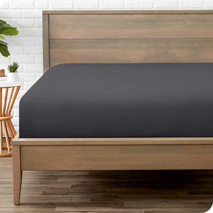 Fitted Bottom Sheet King Size by BareHome