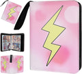 Collectible Trading Card Albums, 4 Pocket Card Binder, 400 Double Sided Pocket by FootJKYX