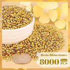 8000PCS 3mm Resin Rhinestones Bulk - Image 2