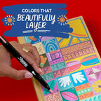 Sharpie Creative Markers Variety Pack, Water-Based Acrylic Paint Markers - Image 7