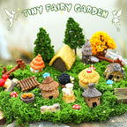 84 Pcs Fairy Garden Accessories, Miniature Village Starter Kit - Image 5