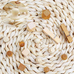 120Pcs Wooden Thumb Tacks, 7 Shapes Push Pins - Image 3