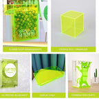 6 PCS Transparent Fluorescent Green Cast Acrylic Sheets 8" x 12" x 0.118" - Image 2