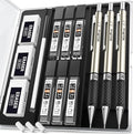 Nicpro 0.7 mm Art Mechanical Pencil Set in Storage Case, 3 Erasers by Nicpro