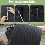 4 Pack Gun Case Foams-16 x 12 x 2 Inch Pick and Pluck Shadow Packing Foam Sheets - Image 3