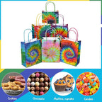 TaoBary 24 Pcs Tie Dye Party Favor Bags Camouflage Treat Goodie Retro Gift Bags - Image 5