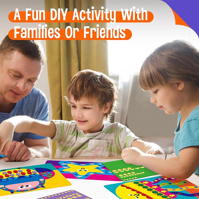 SpriteGru Foam Sticker Art Activity, 20 Animals - Image 7