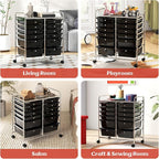 BECOMFORT 12-Drawer Rolling Cart - Image 8