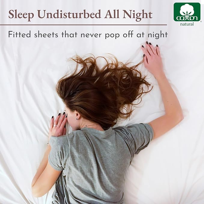 California Design Den 2-Pack King Size Fitted Sheets Only - Image 6