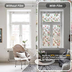 Ranzdn Window Privacy Film, Stained Glass, Static Cling, 23.6" x 78.7" | No - Image 2