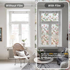 Ranzdn Window Privacy Film, Stained Glass, Static Cling, 45.2" x 157.4" | No - Image 2