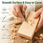 Unfinished Wood Blocks for Carving, Painting and DIY Crafts - Image 4