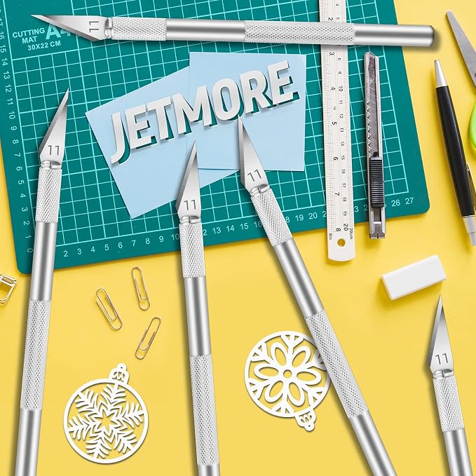 Jetmore 10 Pack Exacto Knife Set, Hobby Knife, SK-5 High Carbon Steel Craft - Image 5