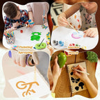 Fainne 100 Pcs 2 Inch Stencils Small Stencils - Image 4