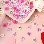 Augshy 64 Pcs Mother's Day Resin Charms, Mom Conversation Heart Charm | Love - Image 3