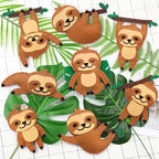 CiyvoLyeen Kids Sewing Kit Crafts – DIY Sloth & Jungle Animal Felt Crafts - Image 5