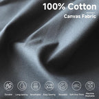 Simple&Opulence 100% Cotton Canvas Fabric 10oz. 59 Inch by the Yard, Nature - Image 2
