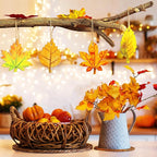 36PCS Wooden Fall Ornaments to Paint Thanksgiving Decorations, 6 Styles DIY - Image 5