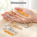 10PCS Beadable Keychain Bars Mixed Color Chain Keychains Key Chain Making Kit - Image 4