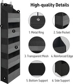 TYMENSH Black Over Door Organizer - Image 3