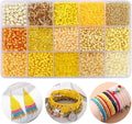 15 Color Glass Seed Tube Bugle Beads Bracelet Jewelry Making Kit, small by GorgGorho