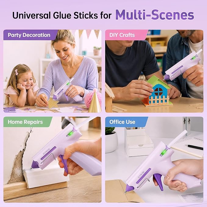 Cordless Hot Glue Gun, Fast Preheating Mini Glue Gun and 20 Sticks Set - Image 7