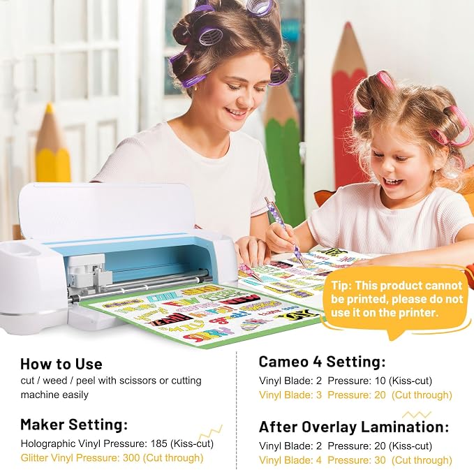 TECKWRAP Laminating Sheets Clear Vinyl Laminate Sheets Sticker Paper - Image 5