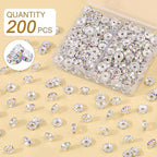 TINKRSTUFF 200 pcs 8mm Spacer Beads - Image 2