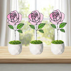 Glass Flowers, Stained Glass Rose - Image 6
