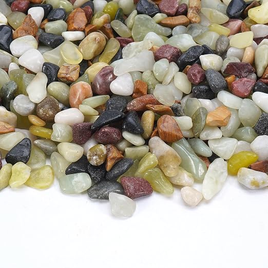 10 lb Pebbles for Indoor Plants, 3/8 Inch Decorative Rocks for Potted Plants - Image 3