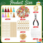 RUEGGVAT Back to School DIY Keychain Making Kit - Image 4