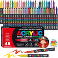 Amamao Acrylic Paint Markers, Soft Brush Tip Pens and Markers, Acrylic Paint by Amamao