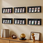 Emfogo Card Display Case, 6 Pack Trading Card Display Frame Wall Mount - Image 2