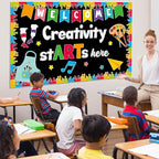 Art Paint Bulletin Board for Classroom Decorations Creativity Starts Here - Image 4