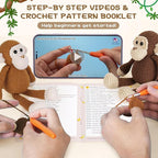 Crochetta Crochet Kit for Beginners, Crochet Kits - Image 3