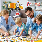 42 Sheets Create Construction Vehicles of Dreams Stickers, Make Your Own Sticker - Image 4