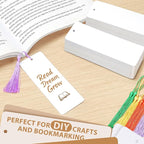 120 Pcs Blank Bookmarks to Decorate - Image 6