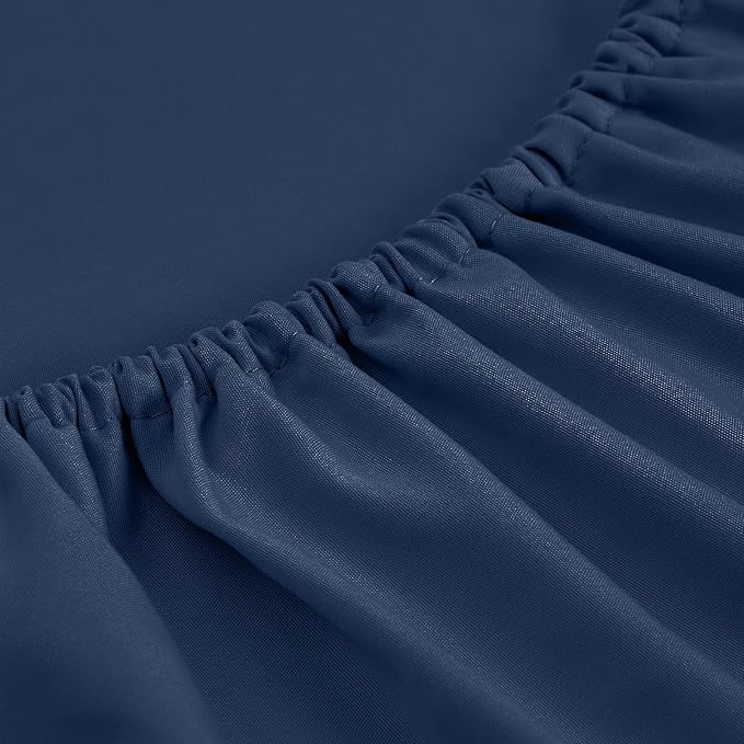 FreshCulture Queen Fitted Sheets, Bulk Pack of 6, Deep Pocket, Soft Microfiber - Image 2