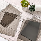 Lesnlok Gray Acrylic Sheets 1/8 inch Thick 3mm 2 Pack 16 x 20 Clear Plexiglass - Image 5