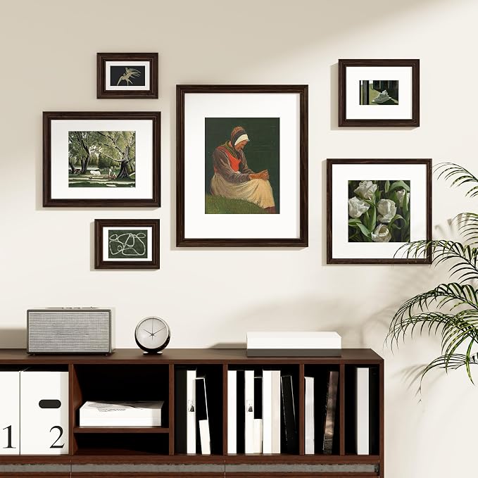 Vittanly 5x7 Picture Frames Set of 2, Ornate Vintage Photo Frame - Image 2