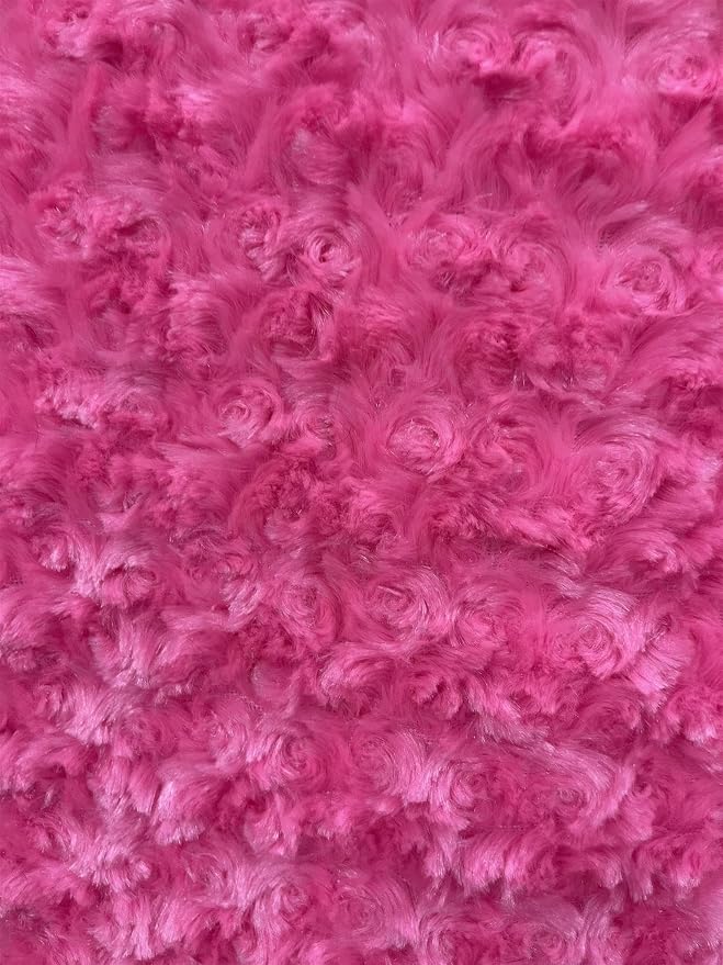 Sedona Designz Rose Faux Fur Fabric by SedonaDesignz