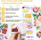 TECKWRAP Laminating Sheets Clear Vinyl Laminate Sheets Sticker Paper - Image 4